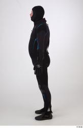 Whole Body Man T poses White Sports Athletic Studio photo references